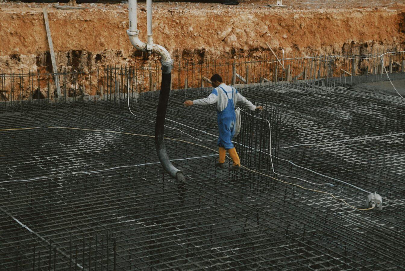 Below grade waterproofing spray applied — Hulk Systems
